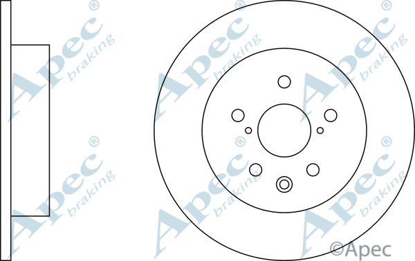 APEC BRAKING Jarrulevy DSK3039